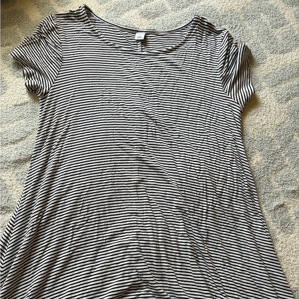 Old Navy Striped T-Shirt Dress